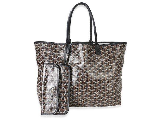 Goyard Black Goyardine Canvas Saint Louis PM - vista 8