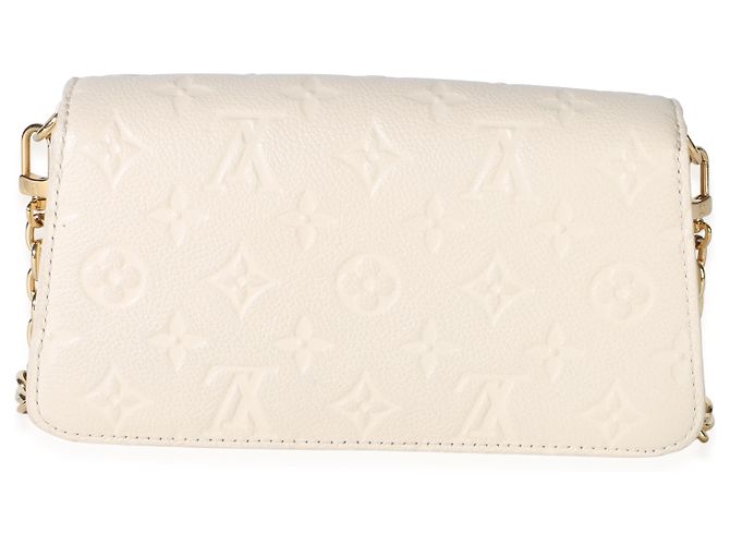 Louis Vuitton Cream Monogram Empreinte Metis Wallet On Chain - Ansicht 2