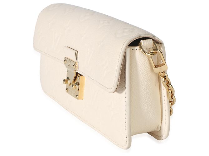 Louis Vuitton Cream Monogram Empreinte Metis Wallet On Chain - Ansicht 3