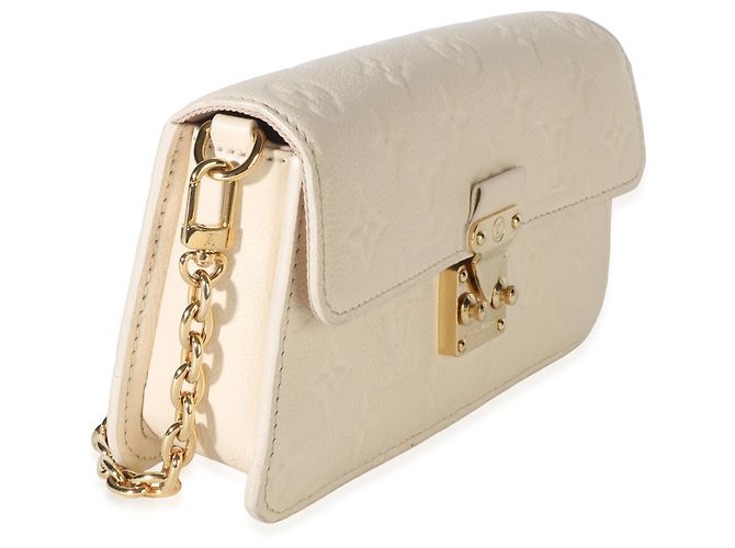 Louis Vuitton Cream Monogram Empreinte Metis Wallet On Chain - Ansicht 4