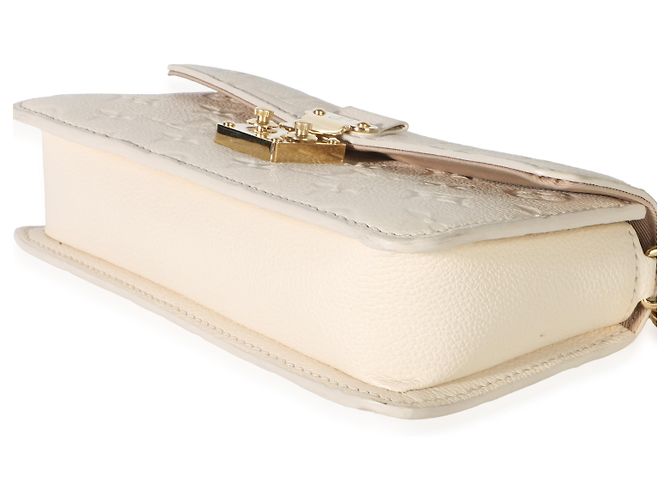 Louis Vuitton Cream Monogram Empreinte Metis Wallet On Chain - Ansicht 6