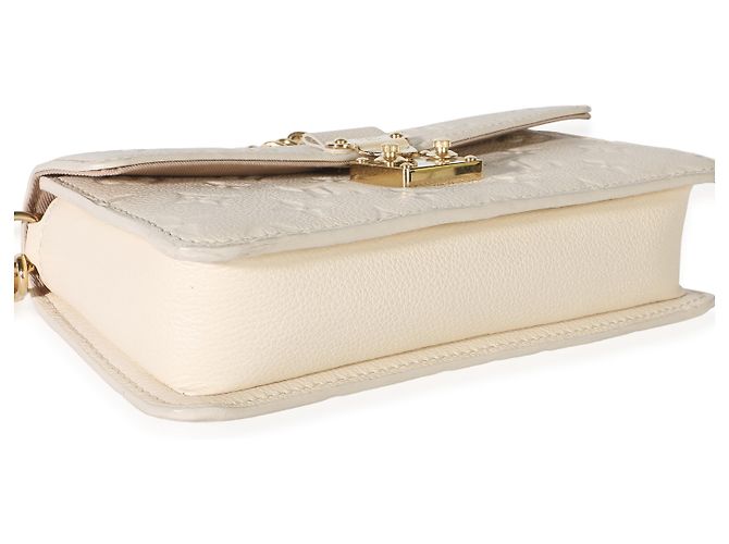 Louis Vuitton Cream Monogram Empreinte Metis Wallet On Chain - Ansicht 7