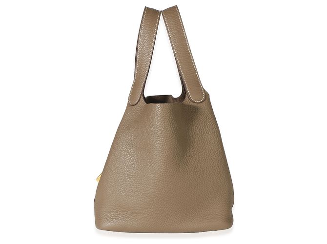 Hermès Etoupe Clemence Picotin Lock 22 GHW - vista 2