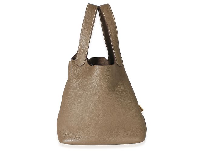 Hermès Etoupe Clemence Picotin Lock 22 GHW - vista 3
