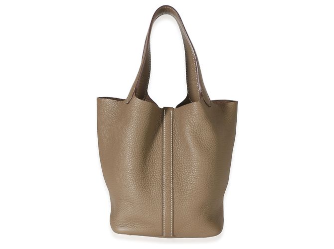 Hermès Etoupe Clemence Picotin Lock 22 GHW - vista 4