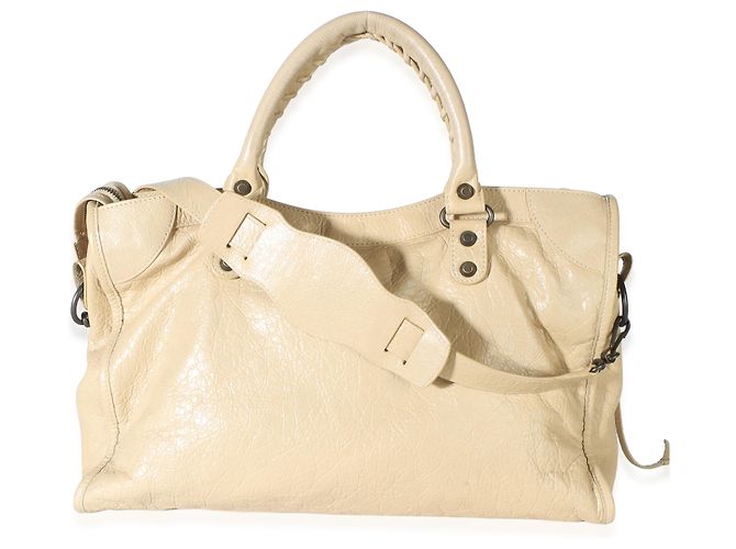 Borsa City Balenciaga Sahara Agneau Classic Hardware - vista 2