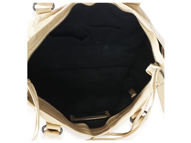 Borsa City Balenciaga Sahara Agneau Classic Hardware - vista 5