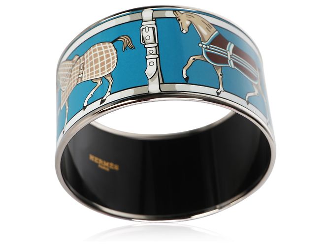 Bracciale in smalto Extra Wide Tenues et Couvertures Hermès - vista 2