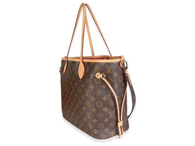 Louis Vuitton Pondichery Monogram Canvas Neverfull Bandouliere Inside Out MM - vista 3