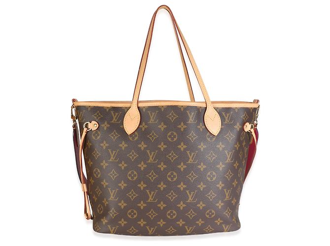 Louis Vuitton Pondichery Monogram Canvas Neverfull Bandouliere Inside Out MM - vista 8