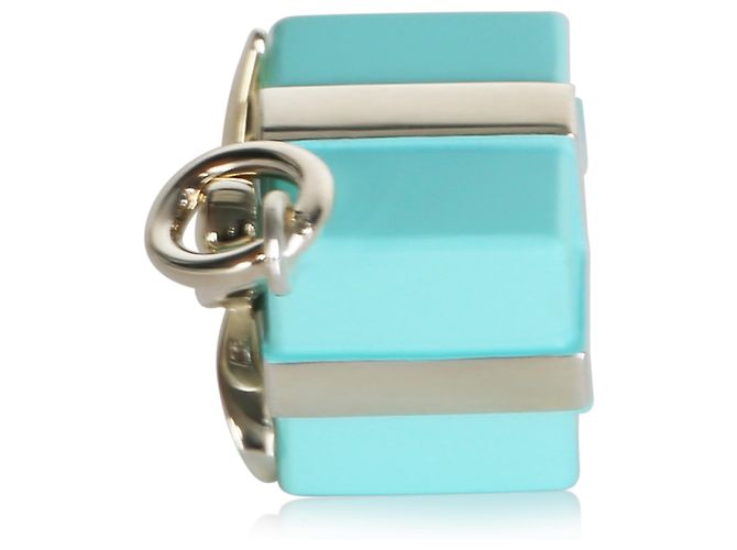 Colgante Present en plata esterlina y esmalte azul Tiffany & Co. - vista 2
