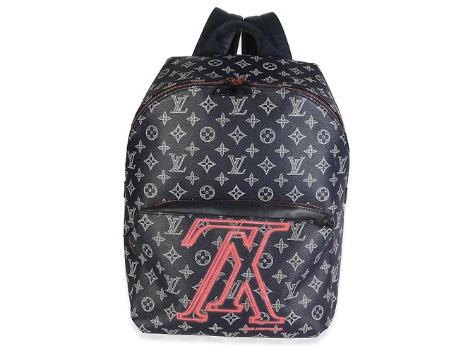 Louis Vuitton Navy Ink Monogram Upside Down Apollo Backpack - view 8