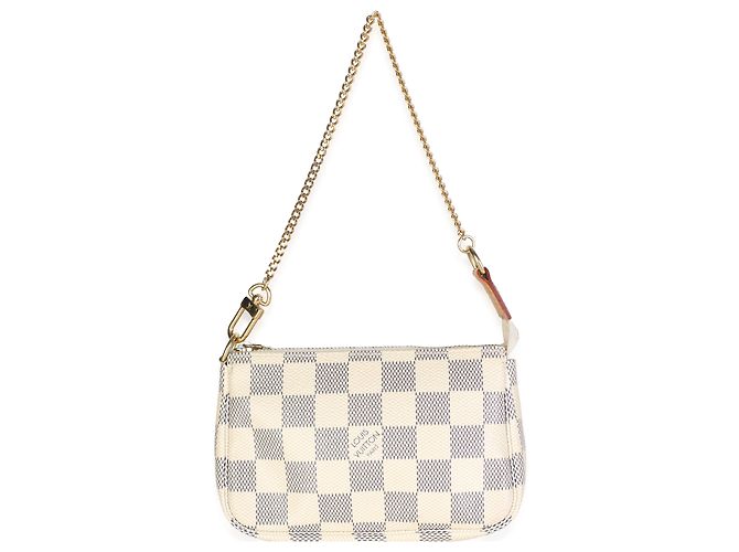Louis Vuitton Damier Azur Canvas Mini Pochette Accessoires - vista 2