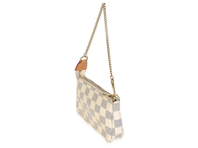 Louis Vuitton Damier Azur Canvas Mini Pochette Accessoires - vista 3