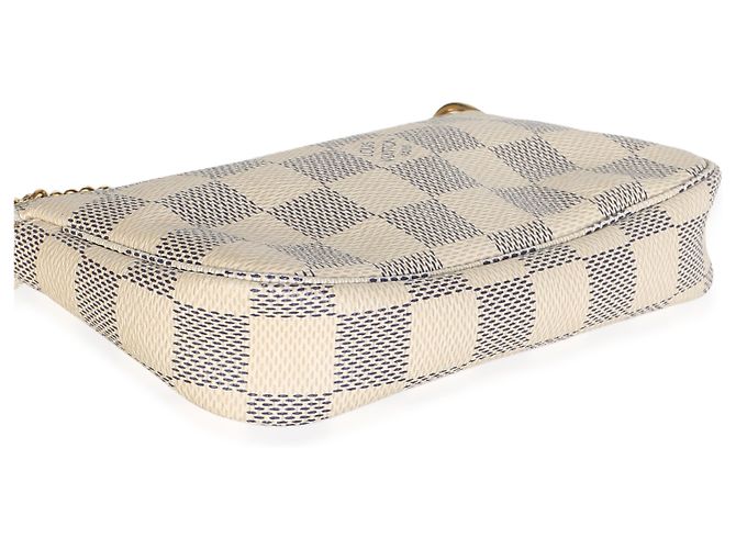 Louis Vuitton Damier Azur Canvas Mini Pochette Accessoires - vista 7