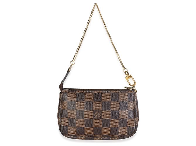 Louis Vuitton Damier Ebene Canvas Mini Pochette Accessoires - vista 2