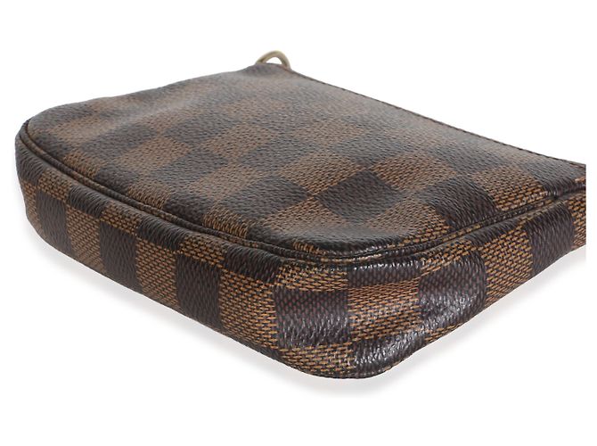 Louis Vuitton Damier Ebene Canvas Mini Pochette Accessoires - vista 6