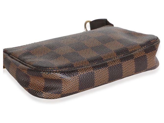 Louis Vuitton Damier Ebene Canvas Mini Pochette Accessoires - vista 7