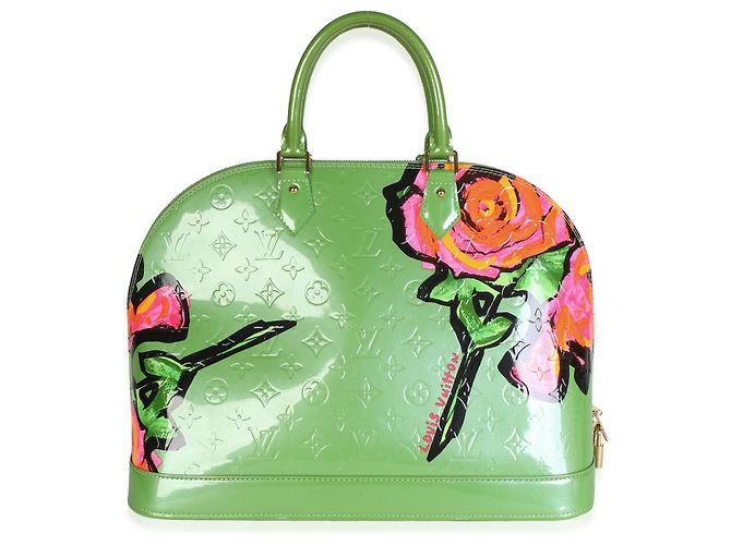 Louis Vuitton x Stephen Sprouse Vert Tonic Monogram Vernis Roses Alma GM - vista 2