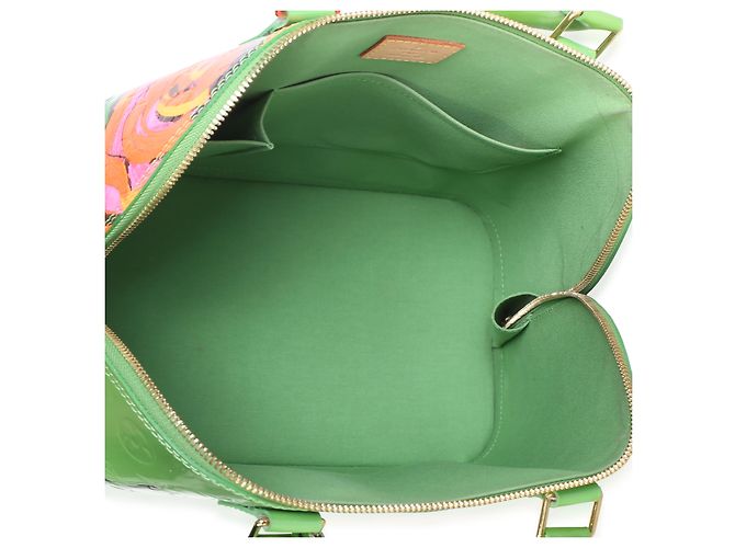 Louis Vuitton x Stephen Sprouse Vert Tonic Monogram Vernis Roses Alma GM - vista 5
