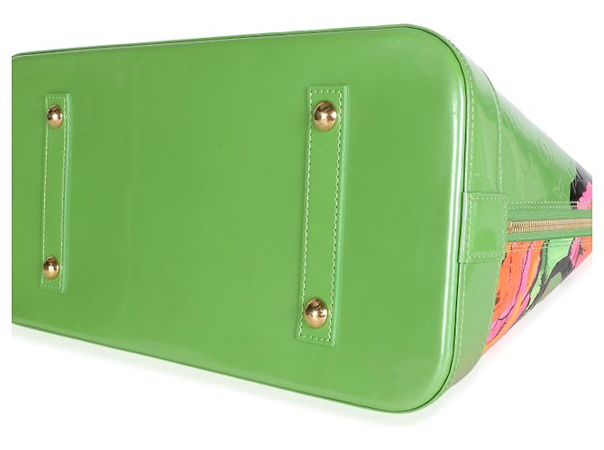 Louis Vuitton x Stephen Sprouse Vert Tonic Monogram Vernis Roses Alma GM - vista 6