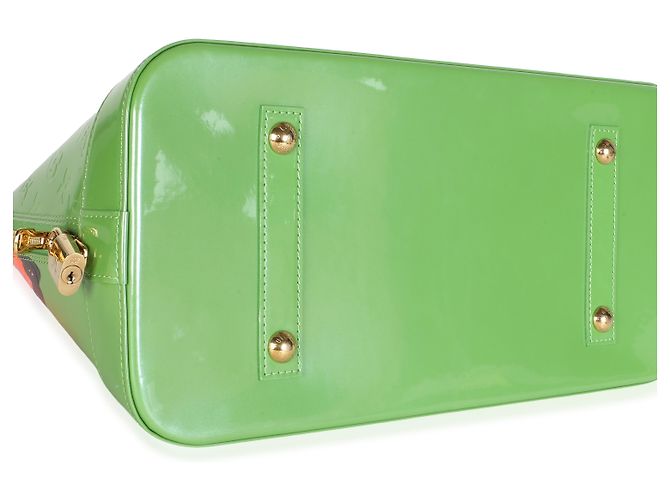 Louis Vuitton x Stephen Sprouse Vert Tonic Monogram Vernis Roses Alma GM - vista 7