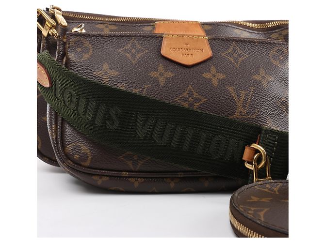 Borsa a tracolla Louis Vuitton Multi Pochette Accessoires Monogram in marrone M44813 - vista 8
