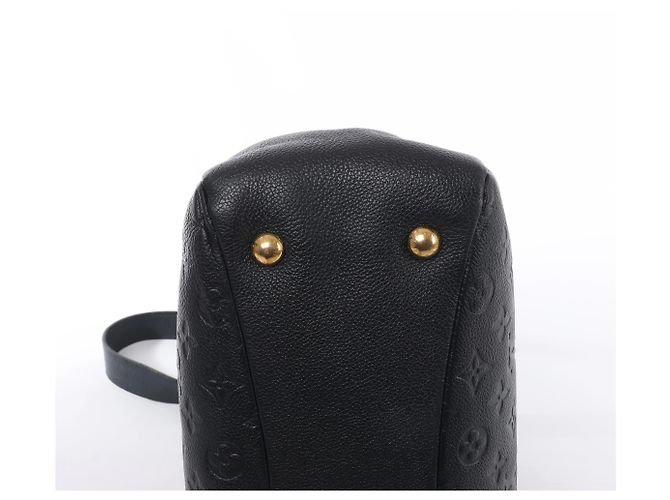 Borsa a tracolla Louis Vuitton Pontheiu Monogram Empreinte in Black M43719 - vista 10