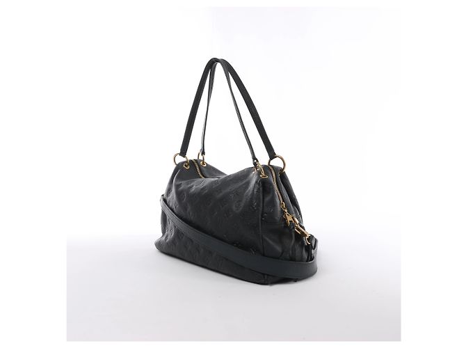 Borsa a tracolla Louis Vuitton Pontheiu Monogram Empreinte in Black M43719 - vista 2
