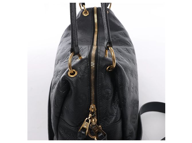 Borsa a tracolla Louis Vuitton Pontheiu Monogram Empreinte in Black M43719 - vista 5