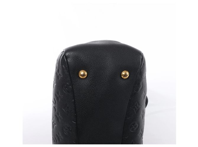 Borsa a tracolla Louis Vuitton Pontheiu Monogram Empreinte in Black M43719 - vista 9
