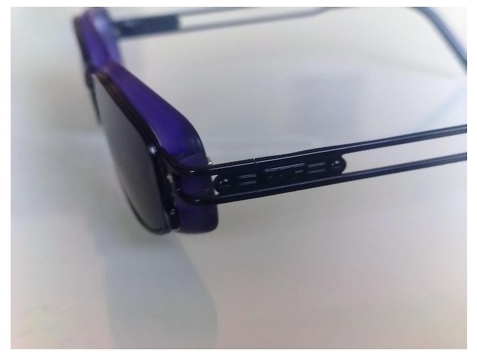 Gafas de sol Jean Paul Gaultier Purple Metal - vista 3