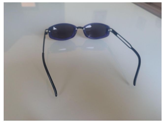 Gafas de sol Jean Paul Gaultier Purple Metal - vista 7