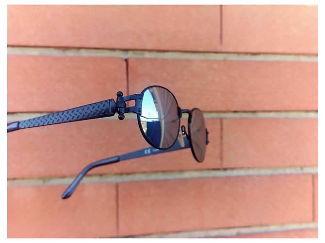Gafas de sol ovaladas Jean Paul Gaultier de metal negro - vista 11