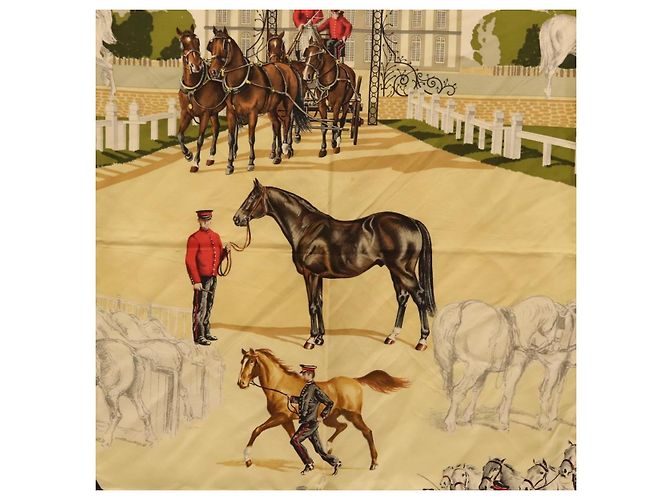 Hermès Hermes Carré 90 Silk multicolor 90 x 90 - vista 3