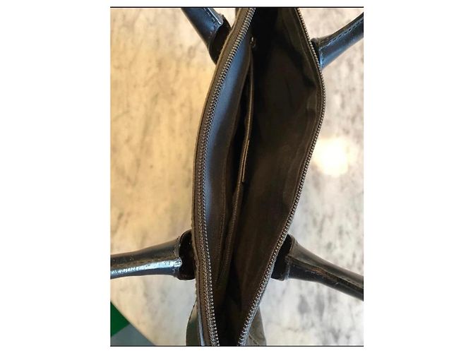 Borsa tote Gucci in tela GG nera - vista 13