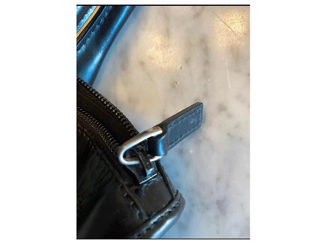 Borsa tote Gucci in tela GG nera - vista 8