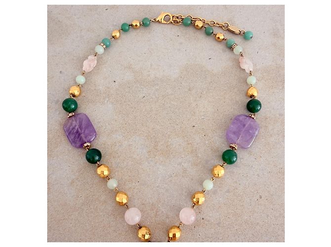 Autre Marque Carlo Zini Collana Lariat con Pendente Buddha - vista 6