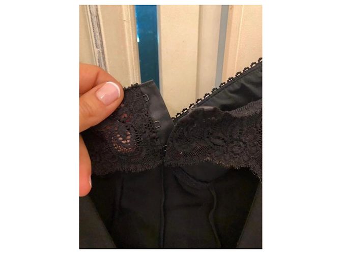 Dolce & Gabbana Vestido de renda preto D&G - vista 7