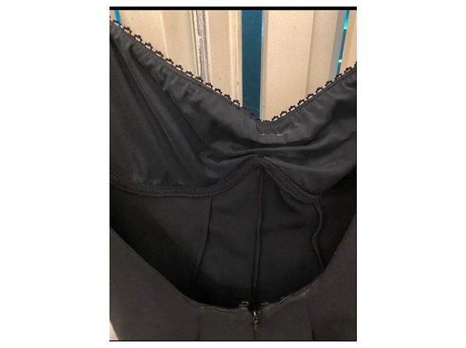Dolce & Gabbana Vestido de renda preto D&G - vista 8