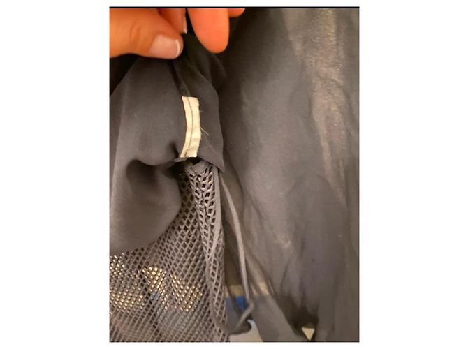 Autre Marque Vestido Extē negro asimétrico de encaje y seda - vista 10