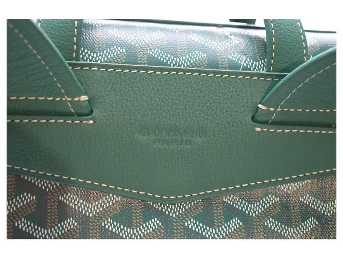 Saint Louis Goyard Alpin MM Zaino Verde - vista 10