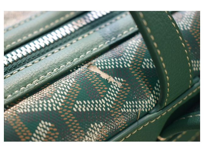 Saint Louis Goyard Alpin MM Zaino Verde - vista 12