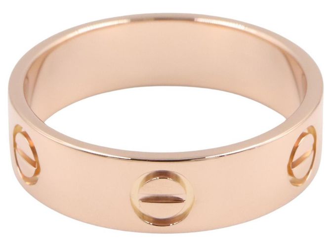 Anello Cartier Love in oro rosa 18K - vista 2