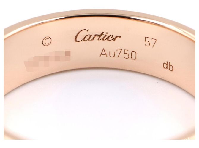 Anello Cartier Love in oro rosa 18K - vista 3