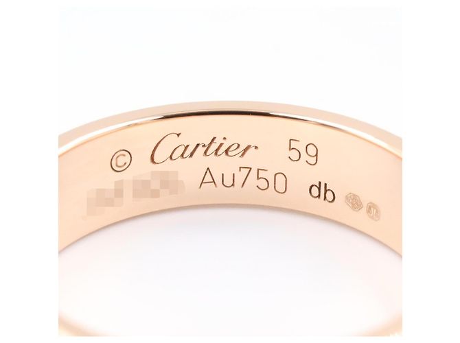 Anello Cartier Love in oro rosa 18K - vista 3