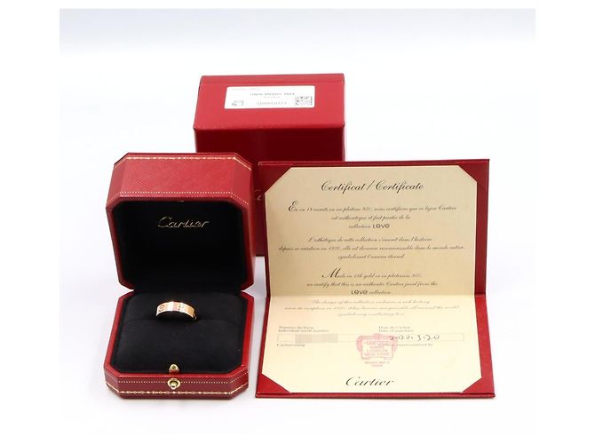 Anello Cartier Love in oro rosa 18K - vista 6