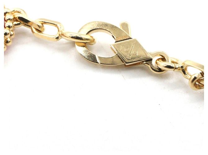 Bracciale Van Cleef & Arpels Vintage Alhambra in smalto rosa - vista 5