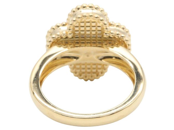 Anello Van Cleef & Arpels Vintage Alhambra Guilloché - vista 3