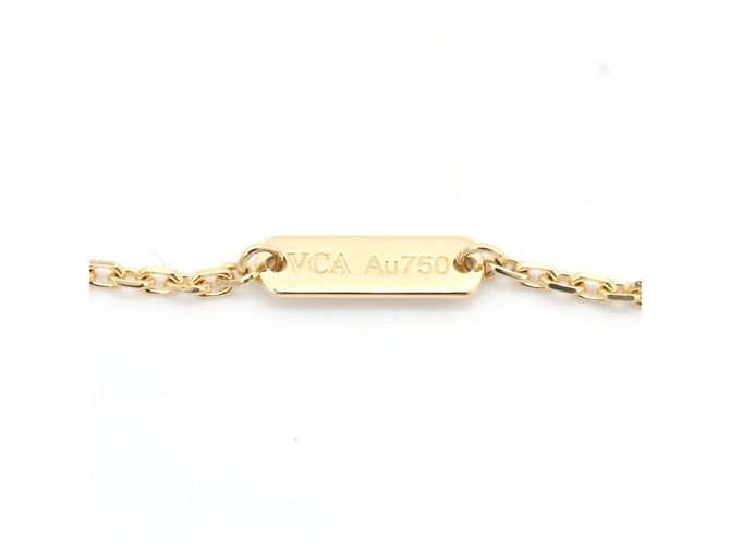 Collana Van Cleef & Arpels Vintage Alhambra Occhio di Tigre - vista 3